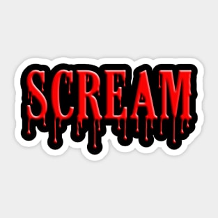 Scream Sticker